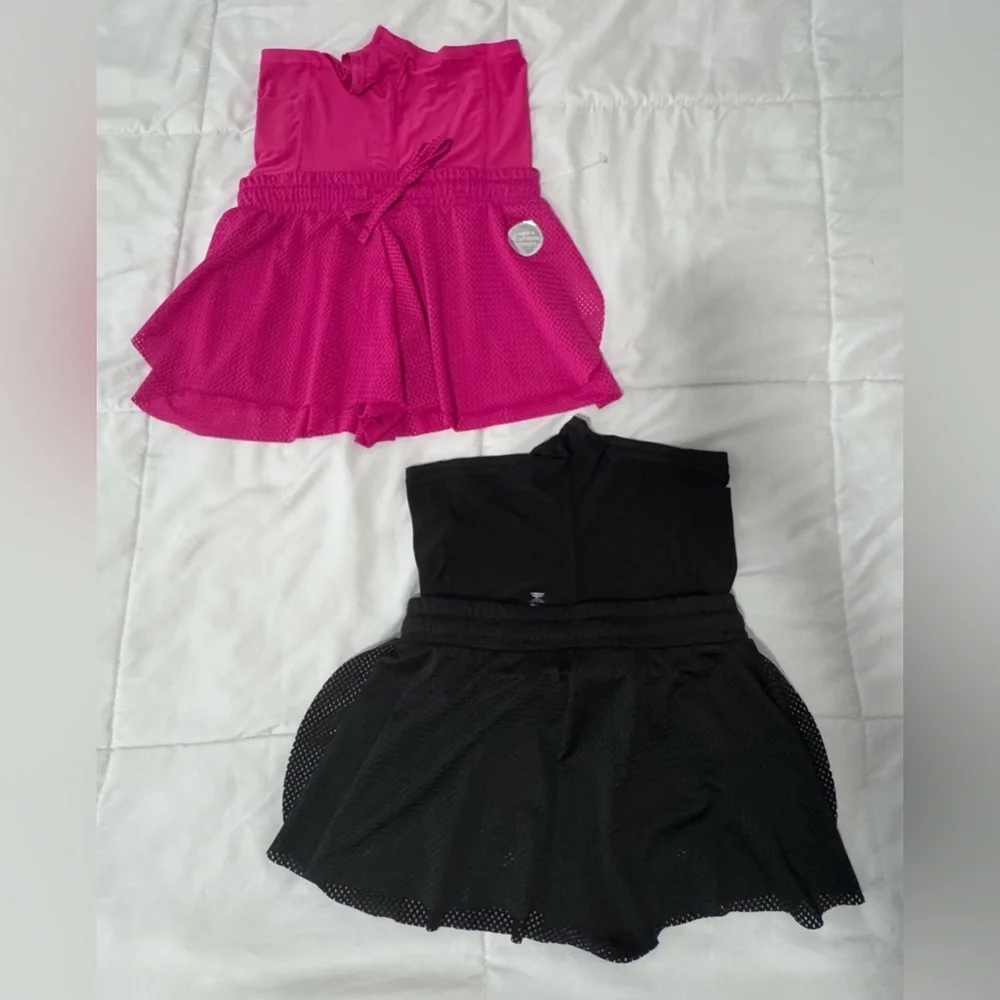 btween | Bottoms | Kids Girl Btween Active Athletic Shorts Black and Pink Set.